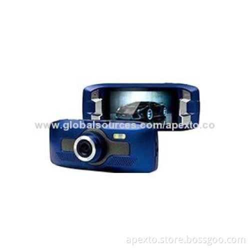 Car DVR with 2.7 large screen display, supporting 140 degrees wide angle